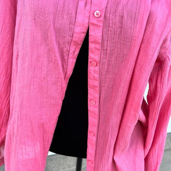 Liz Claiborne Button down, long sleeve top women's size XL - Picture 3 of 9